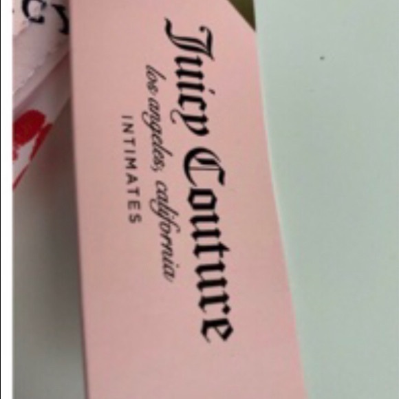 💗NWT Juicy Couture pink lip print bra with black logo band Sz 36C - Picture 8 of 8
